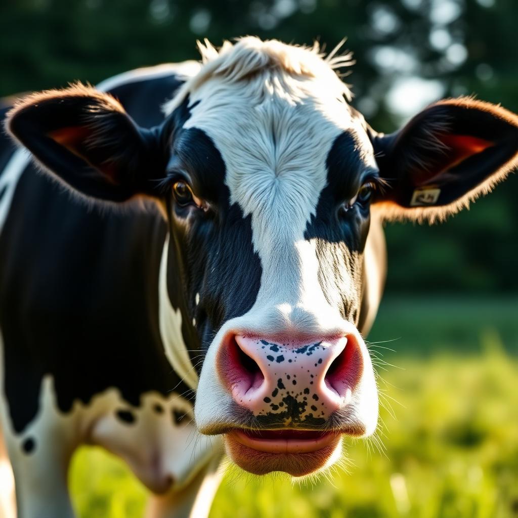 Healthy dairy cow at Shihab Agro Farm